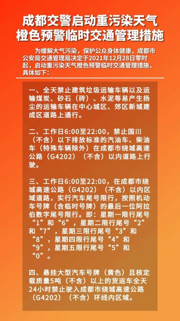 成都车牌限号规则处罚？成都车牌限号什么意思（最新）-第3张图片-创耀新闻网